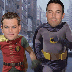 Matt Damon and Ben Affleck as Batman and Robin